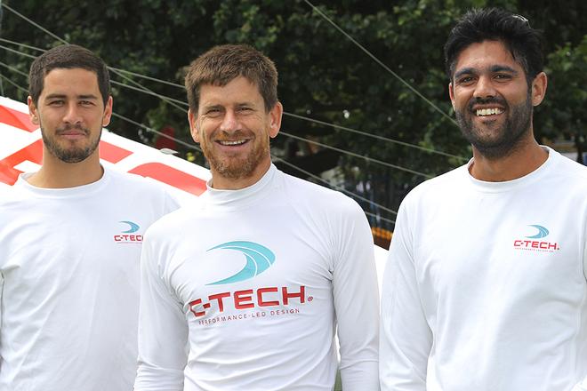 C-Tech were the top NZ crew contesting the 2014 JJ Giltinan Trophy (Josh McCormack, Alex Vallings and Chris Kitchen) © SW